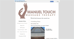 Desktop Screenshot of manueltouchtherapy.com